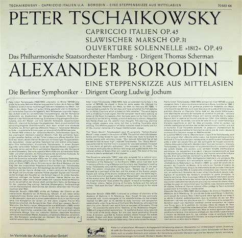 Thomas Scherman. Georg Ludwig Jochum. Philharmonische Staatsorchester ...