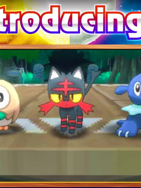 'Pokemon Sun' and 'Pokemon Moon' Reveal Starter Pokemon | Inverse