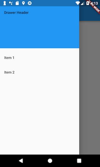 Image result for How to Use Drawer Flutter