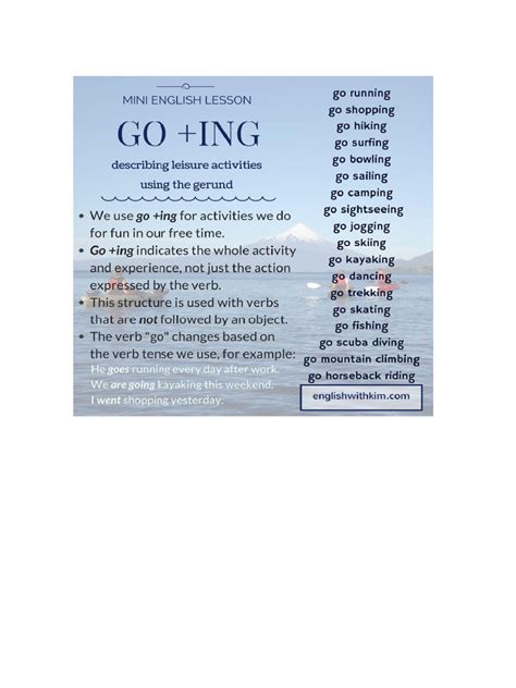 Go Verb ING Worksheet 的图像结果