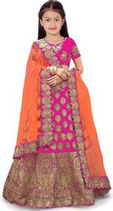 Kedar Fab Girls Lehenga Choli Ethnic Wear Embroidered Lehenga, Choli ...