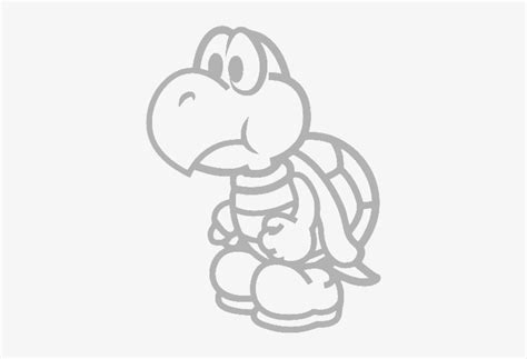Koopa Troopa - Mario Silhouette Transparent PNG - 366x480 - Free ...