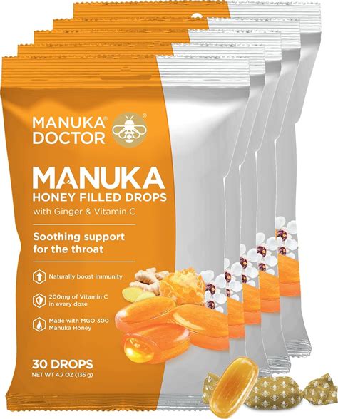 Amazon.com : Manuka Doctor Cough Drops, Manuka Middles, 4.7 oz bag ...