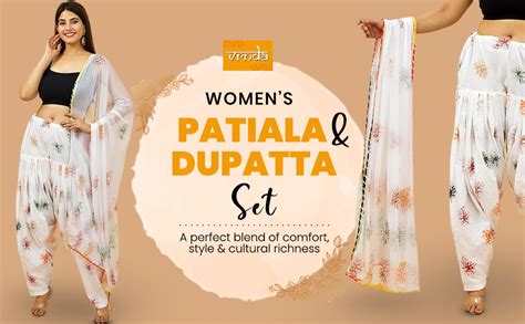 Buy Vrnda Women's Readymade Casual Style Cotton Printed Patiala And ...