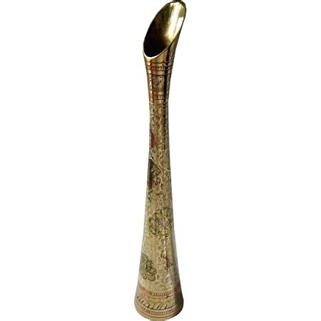 Buy MOZO HUB Antique Designer Brass Flower Vase for Home Office Décor ...
