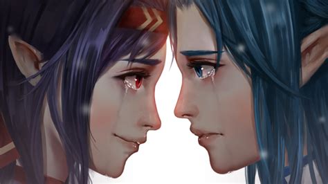 SAO II: Emotional Asuna & Yuuki HD Wallpaper