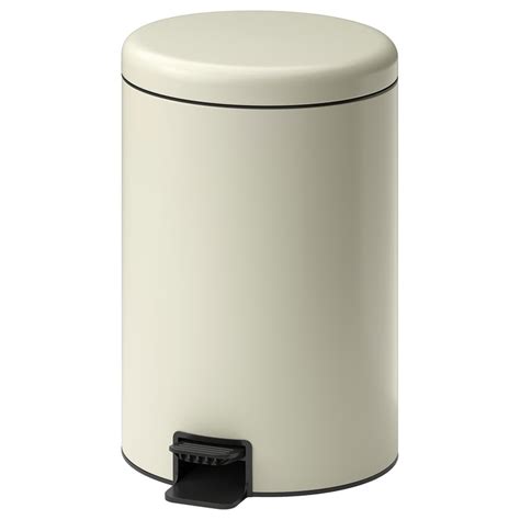 STENTRAPPA pedal bin, light grey-beige, 18 l (5 gallon) - IKEA