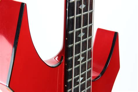 c. 1984 BC Rich USA Warlock Bass Nikki Sixx - Rare Bound Neck Through – Kansas City Vintage Guitars