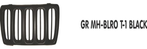 BLU Premium Quality Front Grill Bolero Type-1 Black for Mahindra Bolero ...