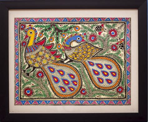 Buy Madhubani Paintings Online - Authentic Indian Folk Art | ArtZolo.com