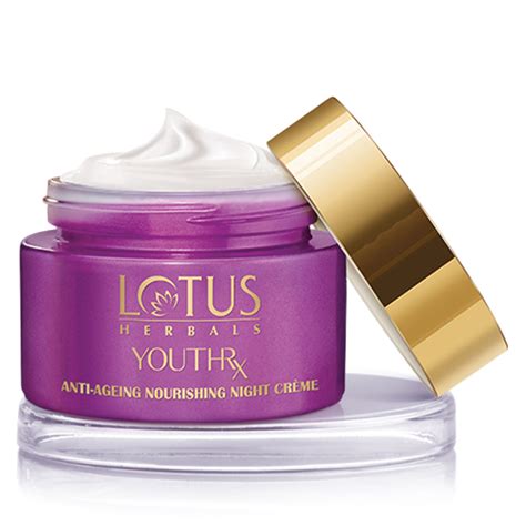 Buy Lotus Herbals YouthRx Anti-Ageing Nourishing Night Cream 50 gm | 19 ...