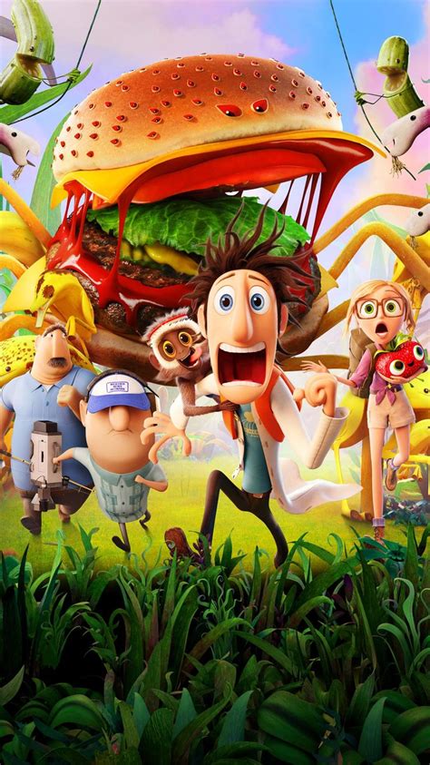 Cloudy with a Chance of Meatballs 2 (2013) Phone Wallpaper | Moviemania ...