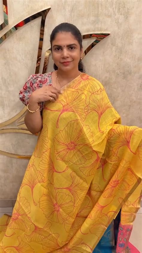 Printed Chanderi Cotton Saree Product Code - TTDS2171 Regular Pri...