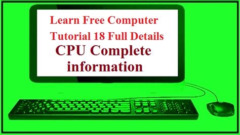 Computer Class Basic CPU Information 的图像结果