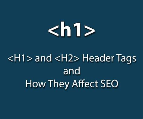 H1 Tag SEO Best Practices