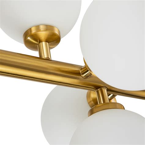 Rennnsan Kaitlyn 16-Light Brushed Gold Modern/Contemporary Chandelier ...