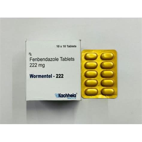 Wormentel 222 Fenbendazole Tablets Exporter from Virar
