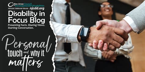Personal Touch and Why It Matters – The New Jersey Council on ...