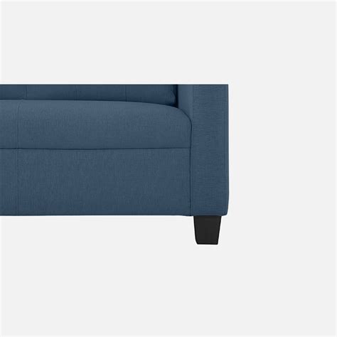 Duroflex Ease 2 Seater Pu Foam Fabric Sofa (Blue) on EMI | Bajaj Mall