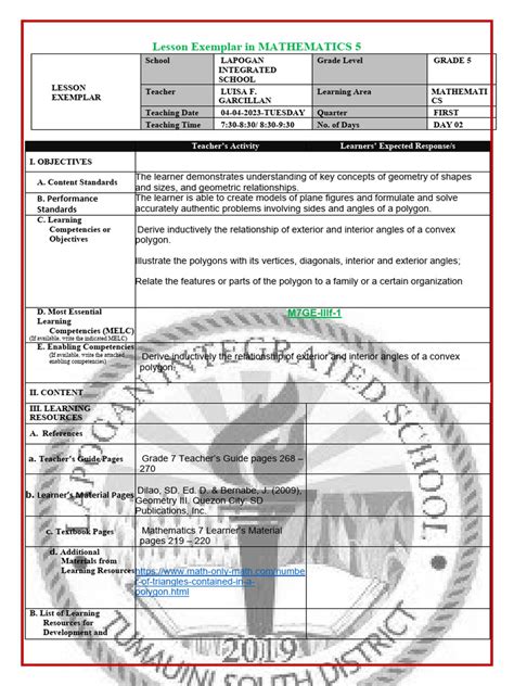 Image result for Module Format Grade 5