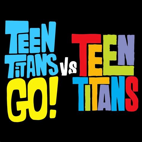 Teen Titans GO VS Teen Titans Logo