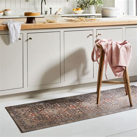 Food52 Vinyl Kitchen Floor Mats & Runners, Vintage-Inspired Persian ...