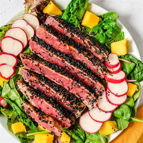 Seared Ahi Tuna Steak Salad Recipe | Bryont Blog