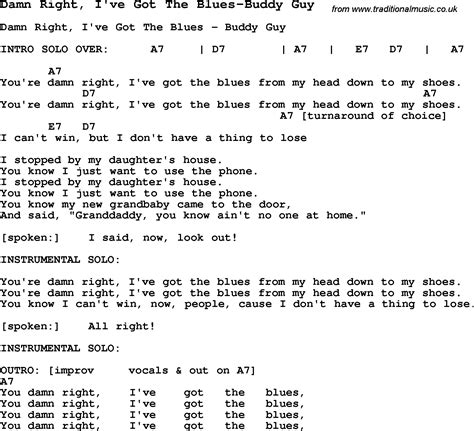 Blues Guitar lesson for Damn Right, I've Got The Blues-Buddy Guy, with ...