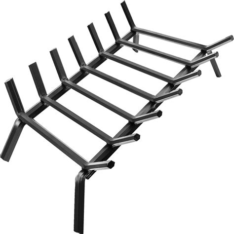 Buy Amagabeli Fireplace Grates 30 Inch Wide Heavy Duty Solid Steel ...