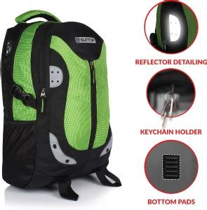 SUNTOP Neo 9 26 L Medium Laptop Backpack Black and Green - Price in ...
