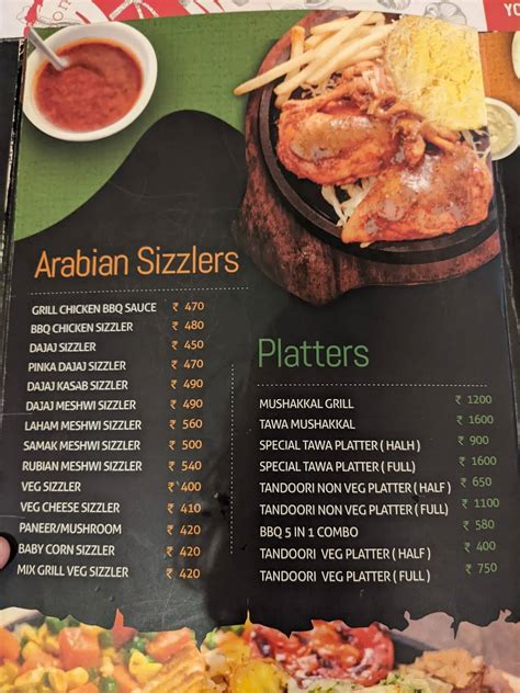 Menu at Zaitoon Restaurant, JP Nagar, Bengaluru, 21
