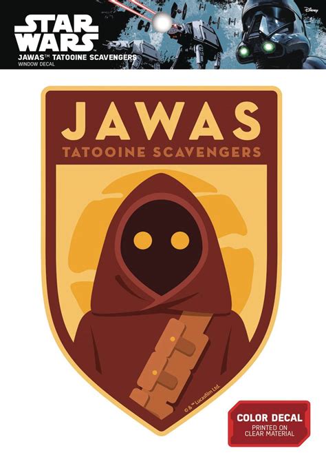 Star Wars Jawa Tatooine Scavengers Decal | ComicHub