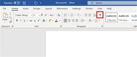 Image result for Word Paragraph View Symbols