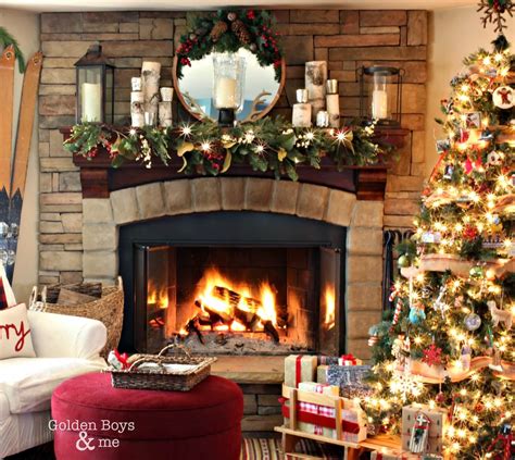Christmas Fireplace Mantel Ideas
