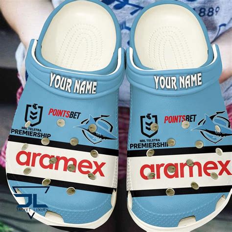 Cronulla Sharks Crocs Adult & Kid Personalized - YourGearsNow