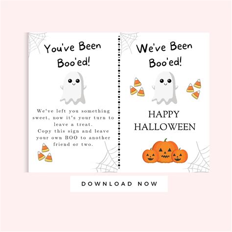Youve Been Booed Printable Letter, Black Cat Card Halloween Boo ...
