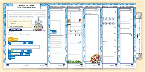 Robotics and Coding - Term 4 - Assessment (CAPS Aligned)