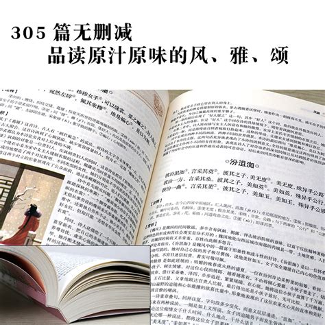 Купить Китайские древние стихи 诗经全集 风雅颂 诗经原著完整版 ...