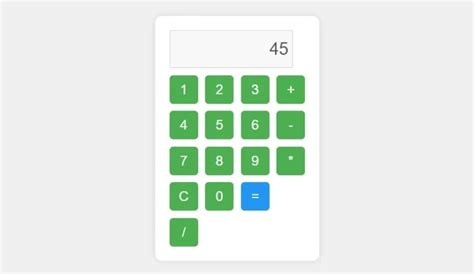 Image result for Simpl Culculeter by HTML Example