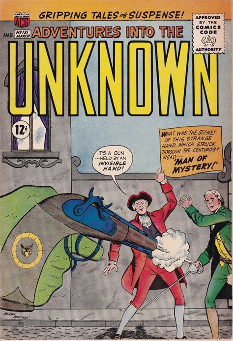 Adventures Into The Unknown 131 March 1962 ACG Comics | Etsy | Comics ...