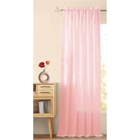 Buy HOMEMONDE Exclusive Solid Cotton Linen Sheer Curtain 1 Piece for ...