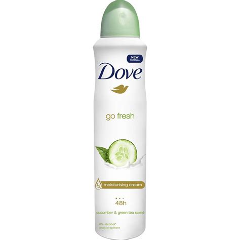 Dove Women Antiperspirant Aerosol Deodorant Cucumber & Green Tea 250ml ...