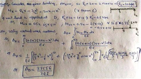 Image result for Virtual Work Method Formula