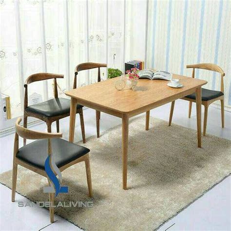 Jual set meja makan vintage, set kursi makan minimalis modern, meja ...