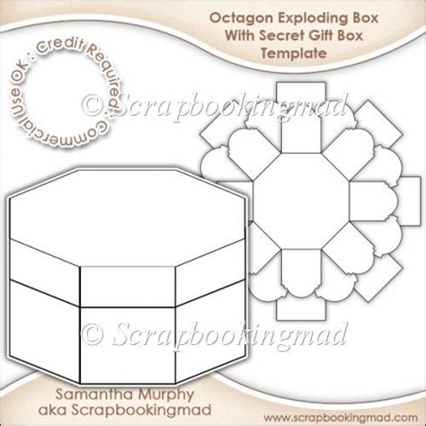 Pin by Alice Jackson on Patterns - Boxes/Envelopes | Gift box template ...