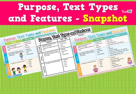 Structure Purpose and Language Features of Different Text Types 的图像结果