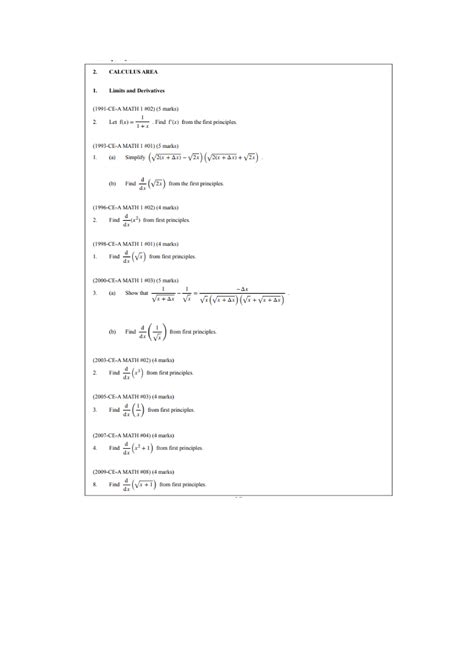 Image result for Limit Questions