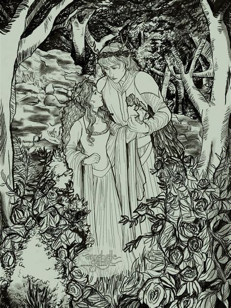 WIP of a piece inspired by Child Ballad #39 : r/Dramione