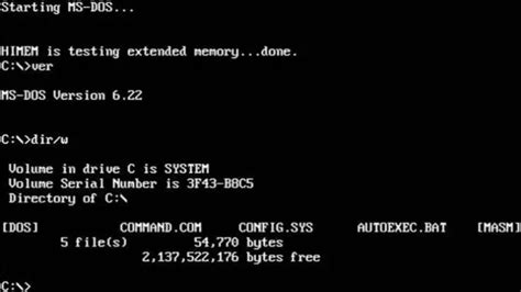 Windows下DOS操作系统（cmd）详解