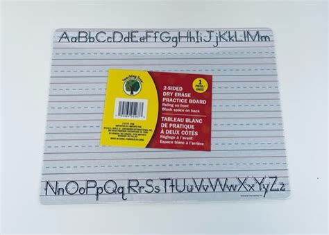 Manuscript Alphabet Practice Dry Erase Board - Practice Handwriting 2 ...